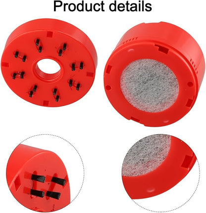 for Mini Desktop Vacuum Cleaner with High Suction Power, Portable Handheld for Vac for Crumbs and Debris on Desk, Keyboard, Sofa, Office and Home Use(Red)