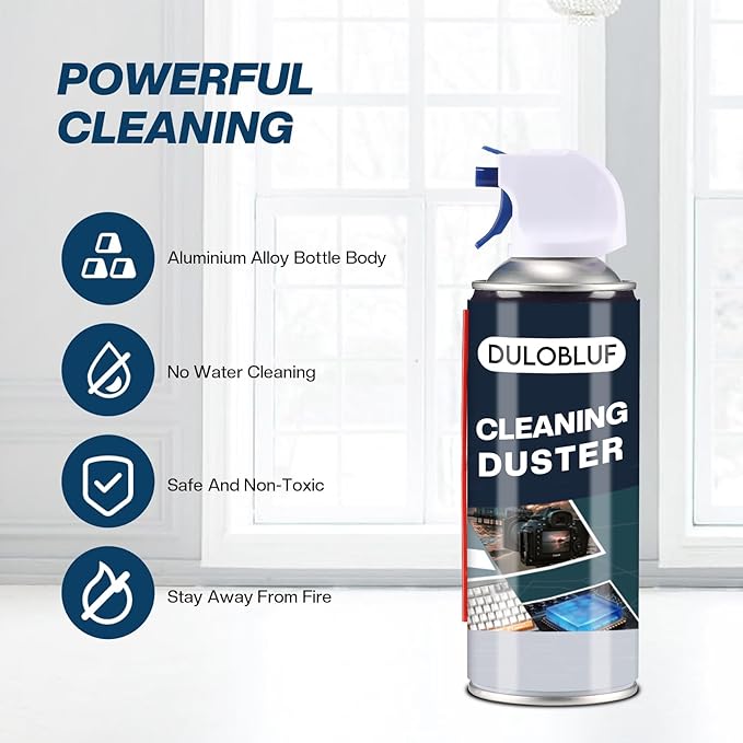 Compressed Air Duster : Reusable Car Dusters Airduster