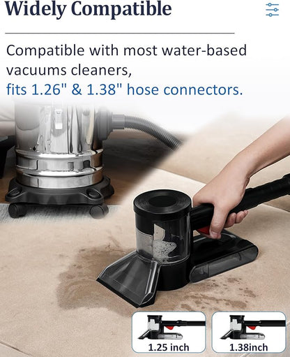 Sub Surface Carpet Extraction Vacuum Attachments for Water Wet Extractor Vac Cleaners, Stain Remover Deep Cleaning Rug Shampooer Tools for Sofa, Rug, Car Seats – Spray & Extract Stains Easily