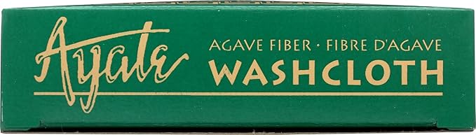 Ayate Washcloth, Face & Body Exfoliating Wash Cloth for Shower, Body Loofah Alternative, Scrub Towel, Resists Mold, Made from Agave Fiber