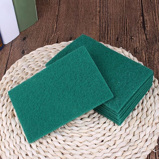 10PCS Heavy Duty Cleaning Scrubbing Pads for Kitchen Bathroom Household Cleaning Dish Scrub Sponges