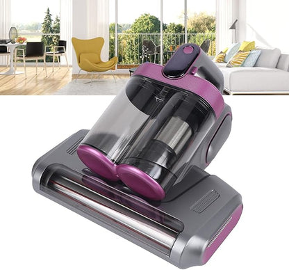 HEEPDD Handheld Mattress Vacuum Cleaner, Cordless, 13000Pa Suction, 520ml Dustbin, Light, Gray Purple, for Bed Sofa Carpet Pet Hair