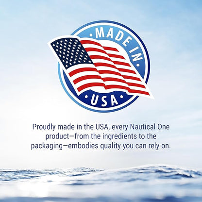 Nautical One - Xtreme Mildew Stain Remover | Powerful Marine Mold and Mildew Stain Remover, Non-Bleach Spray for Boat Interior & Exterior (22 oz)