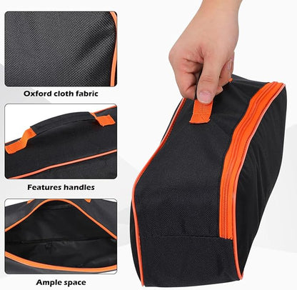 Veemoon Car Vacuum Cleaner Tool Bag, Car Cleaner Tool Organizer Small Vacuum Storage Case,Wet Dry Handheld Portable Durable Storage Pouch for Auto Cleaning and Hair Dust (Black, 5.5 * 16.5Inch)
