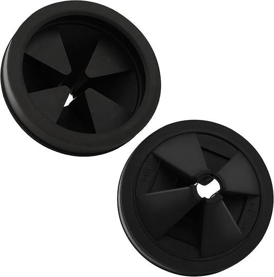 2 PCS Garbage Disposal Splash Guard Collar Sink Baffle, Food Waste Disposer Accessories for Wasting King, Whirlaway and GE Models (3 1/8 Inch in Diameter) by CLEESINK