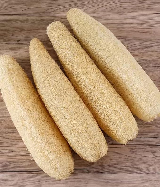 Natural Organic Loofah Sponge, Bath Body Scrubbers Loofa for Men and Women, Exfoliating Body Back Scrubber,Shower Loofah，wash Dishes, wash Cups