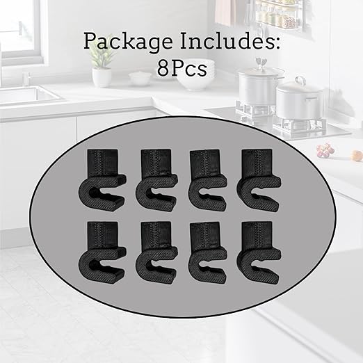 Snap Handle Connector Accessories Compatible with Rev-A-Shelf 27-Quart Soft Close Double Pull Out Trash Can, Trash Can Replacement Parts (8)