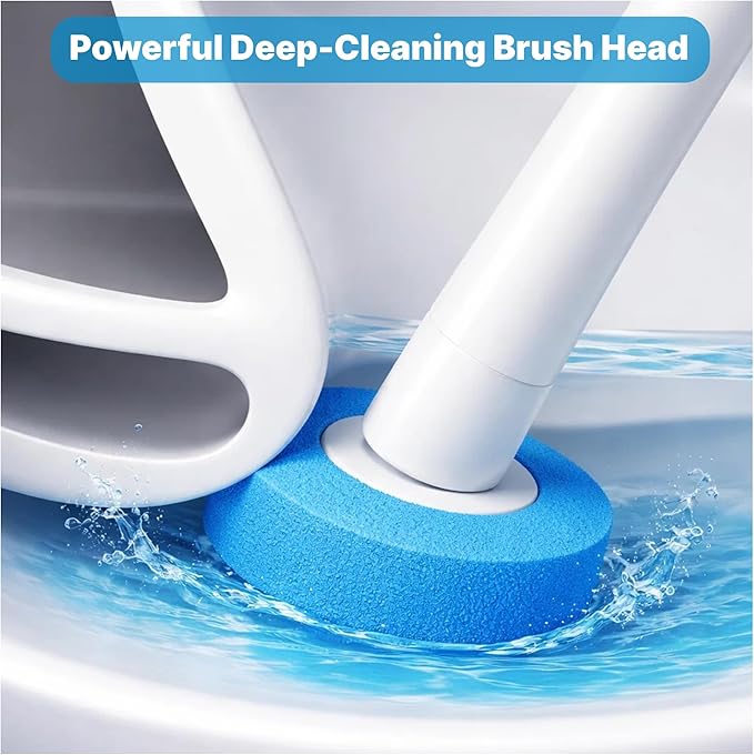 CiLoN 24 Count Carry Detergent Disposable Toilet Brush wand Refill Pads. 5-Layer Rich Foam Toilet Bowl Cleaning Sponge Head Refills. 24 Ocean Breeze Pre-Loaded Disposal Scrubbing Pads Only. Value Pack