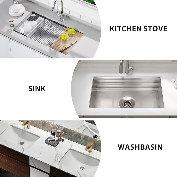 23Inch Sink Splash Guard – Extended Length & Tall Silicone Kitchen Sink Splash Guard with Overhang Drainage Design & Strong Suction Cups for Countertop (Rose Pink, 23''x3.5'')