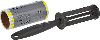 Ikea Bastis Lint Remover Rollers Grey - Set of 5 Rollers (200 Sheets)