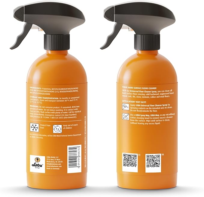 LOBA Universal Floor Cleaner Spray, 16 fl. oz. - 2 pack