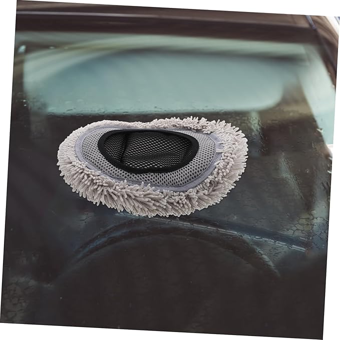 Soft Chenille Car Wash Brush Head Mop Replacement Scratch Cover Auto Cleaning Supplies Accessory