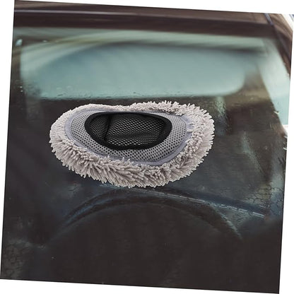 Soft Chenille Car Wash Brush Head Mop Replacement Scratch Cover Auto Cleaning Supplies Accessory