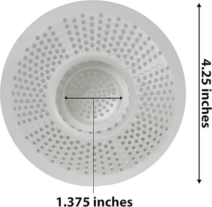Evriholder Hairstopper 1pk, Plastic Drain Protector for Bathtubs & Showers, Pack of 1