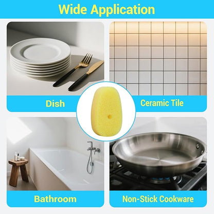 12Packs Dish Wand Sponge Refills for Scrub Daddy Dish Daddy - Replacement Heads for Dish Sponges, Non Scratch Dish Washing Scrubbers, Kitchen Dish Cleaning (Only Refills)