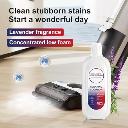 Nukisa Floor Cleaning Solution Compatible With Tineco, Deep Cleans for Multiple Hard Floors, Suitable With All Robot Vacuums with Mopping and Cordless Wet/Dry Vacuum Mop Cleaner (Lavender 2 Bottle)