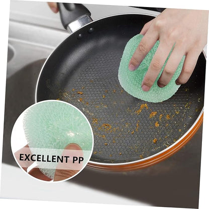 12pcs Multi-Functional Scouring Ball for Kitchen Cleaning Durable Dish Scrubber Balls for Pots and Pans Random Colors Long-Lasting Household Cleaning Tools