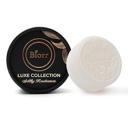 BIORR Rice Water Conditioner Bar – Strengthening & Moisturizing Formula with Argan Oil, Aloe Vera & Shea Butter | Color-Safe, Vegan & Plastic-Free Silky Radiance Citrus Scent