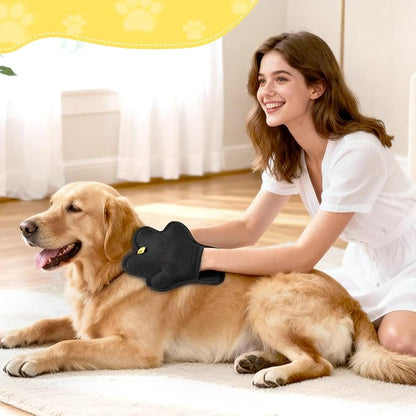 Pet Hair Removal Glove for Cats and Dogs,Upgrade Reusable Electrostatic Magic Brush Pet Hair Removal Grooming Gloves Tool for Furniture, Bed Sheets,Couch,Clothes,Carpet,Car Seat (2)