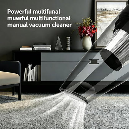 Oryzom Handheld Vacuum,Ultra-Powerful Cordless Handheld Vacuum, Portable Wet & Dry Cleaning, LED Light, Fast Charging, Lightweight & Low Noise, Compact Vacuum for Car and Home Use