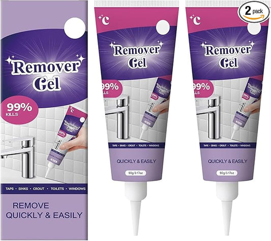 2Pcs Cleaning Remover Gel,Powerful Household Cleaning Gel,Suitable for Bathroom and Kitchen Tile Gaps,sink, countertop Safe Formula That Does Not Damage Surface Strong penetration