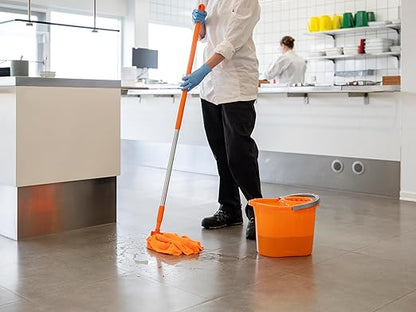 Vikan Microfiber Socket Mop, Orange