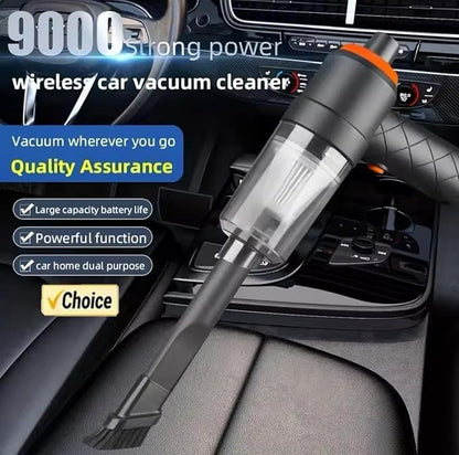 Generic Portable Car Vacuum Cleaner, Mini Lightweight High Power Cordless Handheld Rechargeable Vacuum Cleaner for Desk Car and More, Black