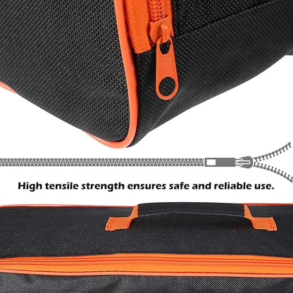 Veemoon Car Vacuum Cleaner Tool Bag, Car Cleaner Tool Organizer Small Vacuum Storage Case,Wet Dry Handheld Portable Durable Storage Pouch for Auto Cleaning and Hair Dust (Black, 5.5 * 16.5Inch)