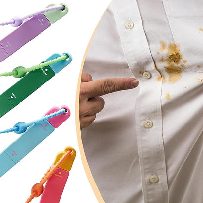Instant Stain Remover Pen – 4-Pack Double-Ended Laundry Cleaner | Portable Fabric Stain Removal Pen for Travel, Dorm, Office, Carpet, Mattress, Clothing