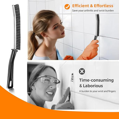 3Pcs Hard-bristled Crevice Cleaning Brush, Multifunctional Thin Gap Scrub Brush, Bathroom Cleaner Tools for Household Use, Kitchen, Window, Toilet, Grout, Faucets, Car