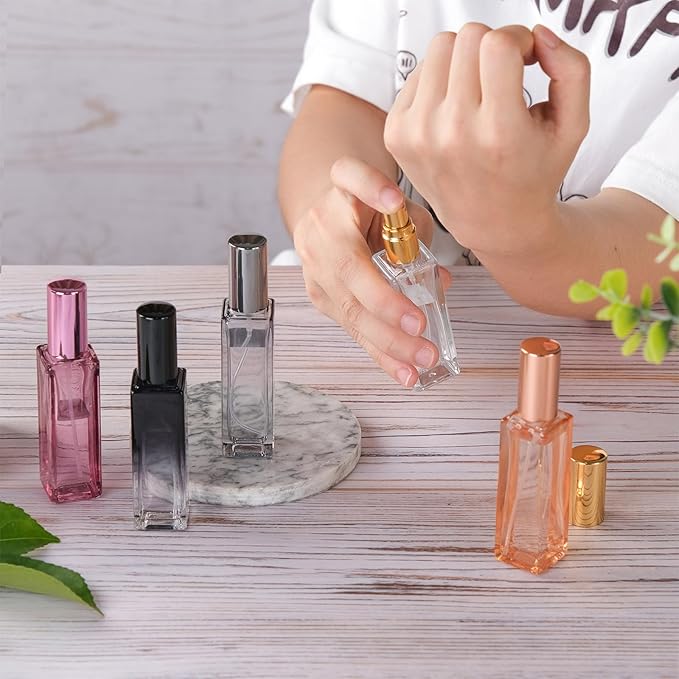 20ml Set of 5 Travel Perfume Bottle Refillable Perfume Bottle Travel Cologne Sprayer Mini Perfume Bottle Small Perfume Spray Bottle