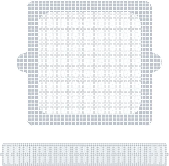 PRIMSOPH 4 Inch 30pcs Disposable Shower Drain Hair Catcher Mesh Stickers Floor Drain Sticker Disposable Drain Filter Hair Trap Sticker