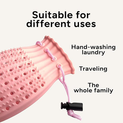 Soap Saver Bag, Gentle Exfoliating Loofah Pouch, Soap Sleeves for Bars, Exfoliating Bag, Bar Soap Pouch, Mesh Soap Bags for Soap Bars, Soap Bar Bag, Silicone Body Scrubber, Pink Loofah