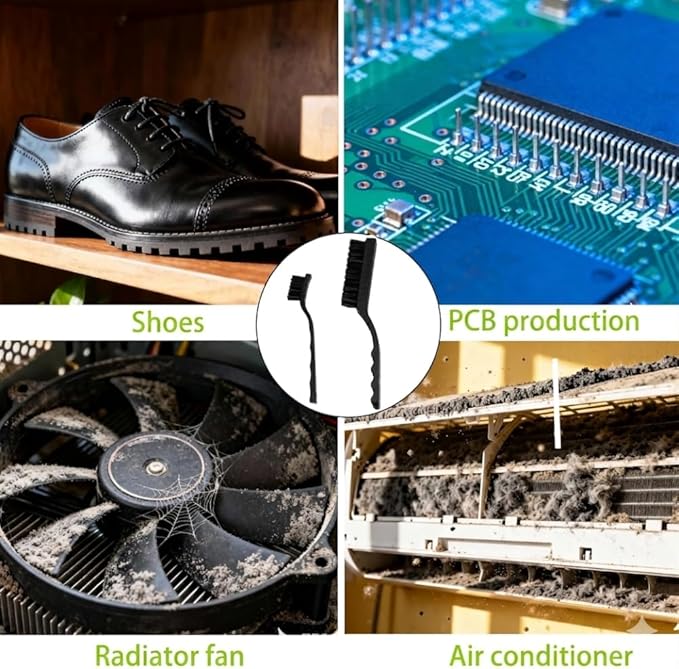 8 Pack Multi-Purpose Washing Machine and Flexible Dryer Vent Cleaning Kit - Dryer Lint Cleaner - Grout, Crevice & Lint Trap Cleaning Tools - Long Handle Laundry Brushes for All Washers