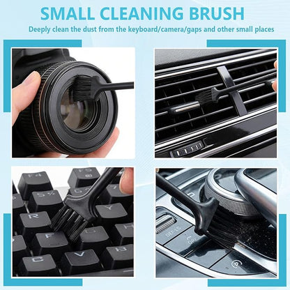 15PCS Crevice Cleaning Brush, Hard Bristle Grout Scrub Brushes, Multifunctional Gap Detail Cleaning Tools for Bathroom, Kitchen, Window Sill, Tile Corners & Household Deep Cleaning