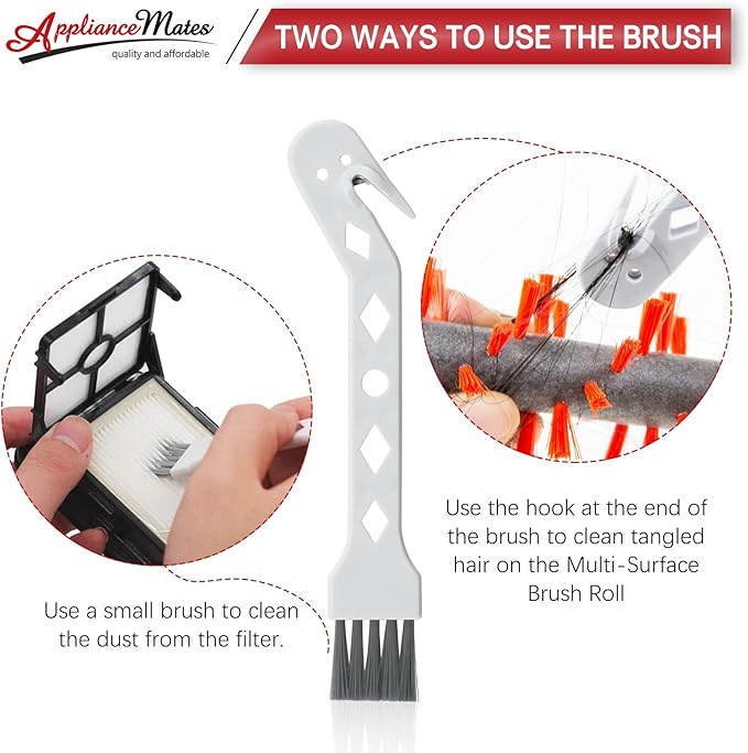 Cross Wave Replacement for Bissell CrossWave Pet Pro 1785 2306 Series Vacuum Cleaner, 3 Pack 1868 Multi-Surface Brush Rolls + 3 Pack 1866 Vacuum Filters, Compare to Part 1608684, 1608683, 160-8683