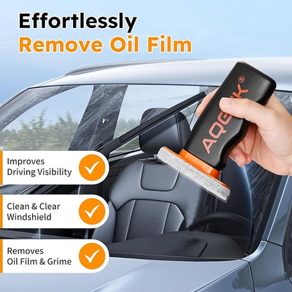 2-Pack Car Windshield Oil Film Remover, Glass Cleaner Emulsion (1p c s)
