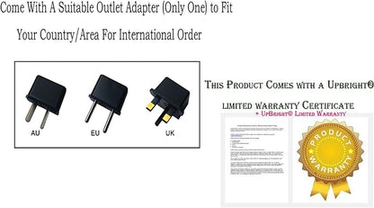 UpBright 5V AC/DC Adapter Compatible with FRUITEAM Electric Spin Scrubber 360 Cordless Power Shower Scrub Surface Cleaner 3.7V 2000mAh Lithium Ion Li-Ion Rechargeable Battery HLD-04210 4.2V Charger