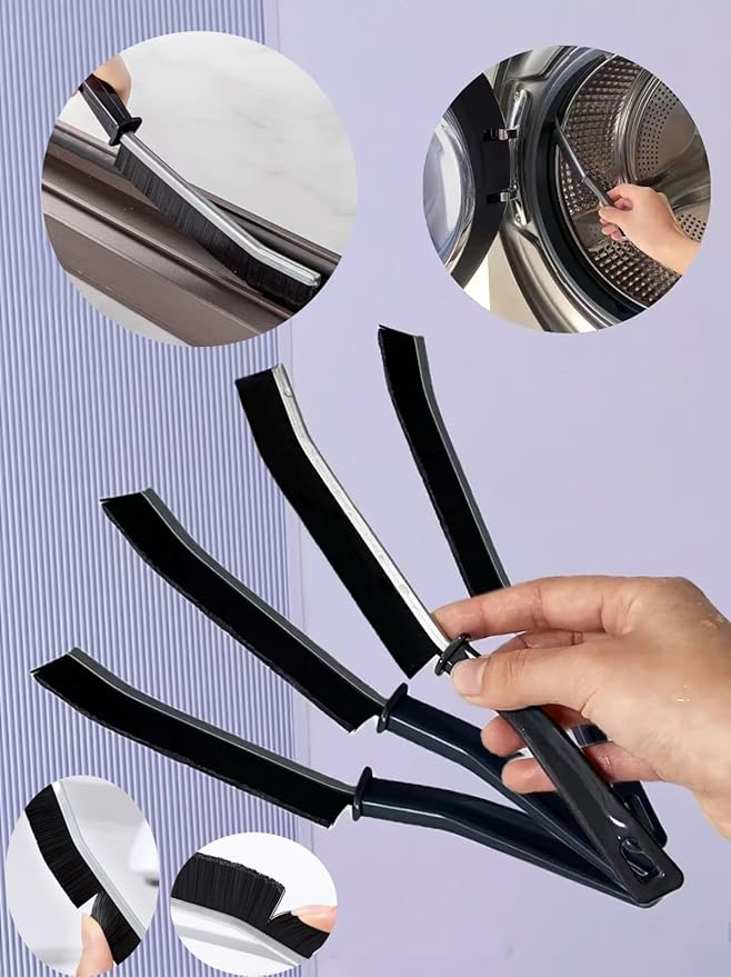 5 PCS Crevice Cleaning Brush,Hard Bristle Crevice Cleaning Brush,Crevice Cleaning Tool is Effective to Clean the Small Gap of Kitchen, tolilet and Windows. (5pcs)