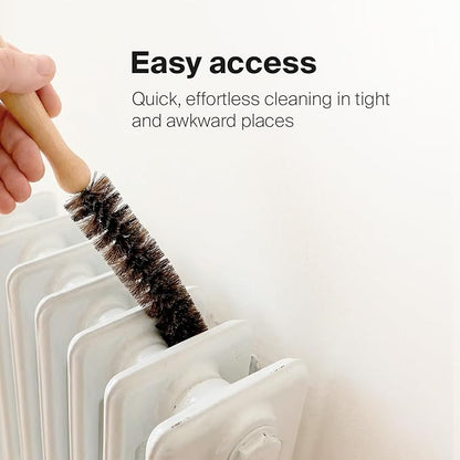 KONEX 44" Dryer Vent Cleaner Brush Flexible Lint Trap Cleaning Tool with Horsehair Bristles