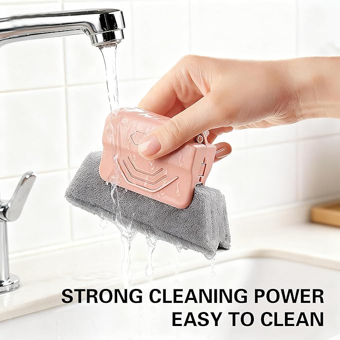 2026 New Magic Window Track Cleaner, Window Groove Cleaning Brush Tools Set, Sliding Door, Sill, Tile Lines, Shutter, Car Vents, Small Spaces Clean (3 Pcs)