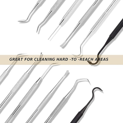 Gun Cleaning Brushes Picks Kit Set Brass Copper Steel Nylon Stainless Steel Ploymer Pick Set Bristle Brushes