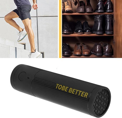 Generic Cordless Shoe Deodorizer, Long Lasting Freshness 5 Hour Timing Efficient Odor Removal Shoe Deodorizer Machine for Gym Bag (Black)