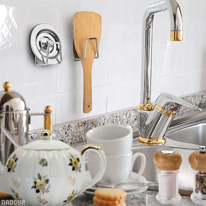 2 Pcs Stainless Steel Sponge Holder for Kitchen Sink - Scrub Holder for Kitchen Sink Sponge Holder Dish Scrubber Holder Kitchen Sponge Holder for Sink - Adhesive Sponge Holder for Kitchen Sink