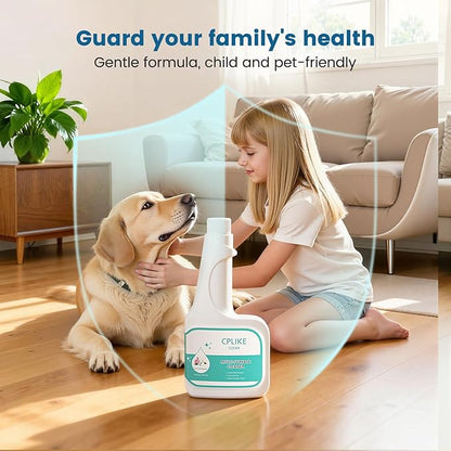 CPLIKE Floor Cleaning Solution Compatible with eufy Omni C20, X8 Pro, X10 Omni, G series, L Series Robot Vacuums, Dilution Ratio 1:200, 473 ml /15.99 fl oz, for Multi-Surface Hard Floor(2 Bottles)