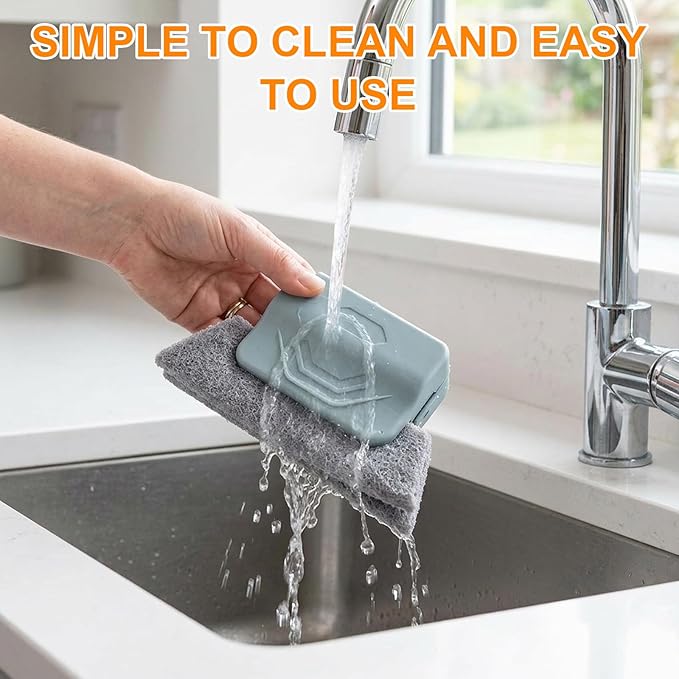 Window Track Cleaner, Window Track Cleaning Tools, Magic Window Track Cleaner with 6 Gap Brushes, 4 Large and 2 Long Brushes for Window Sill Cleaning, Efficient Window Track Cleaning Tools