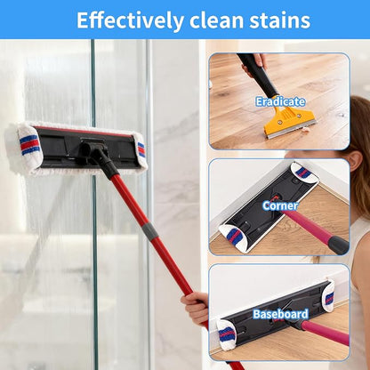 6 Pack Mop Replacement Pads Compatible with O Cedar H2pro Flat Mop System, Microfiber Mop Pads Replacements for O Cedar h2pro,Washable and Reusable H2pro Mop Refills for Hard Floor Deep Cleaning