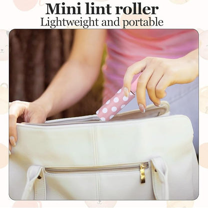 20 Pcs Mini Lint Roller for Travel Lint Roller Travel Size Mini, Small Rollers Romovers for Pet Hair Bulk Sticky Clothes for Pet Hair Extra Sticky Dog Cat