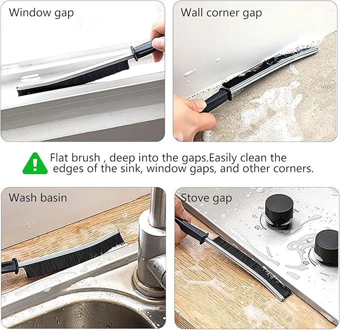 5 Pieces Dryer Vent Cleaner Kit Universal Vacuum Hose Attachment and Flexible Lint Brush for Quick Dryer Duct Cleaning & Lint Remover, Blue