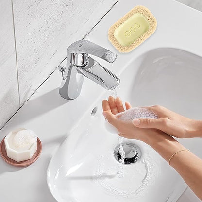 12PCS Soap Saver Pad with 6PCS Soap Bag,Breathable,Soft,Non-Slip,Lathers,for Bathroom,Shower,Kitchen,Travel Hotel Cleaning Supplies